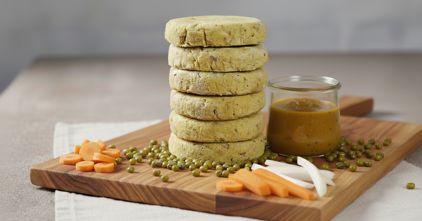 Porotos mung al curry 1